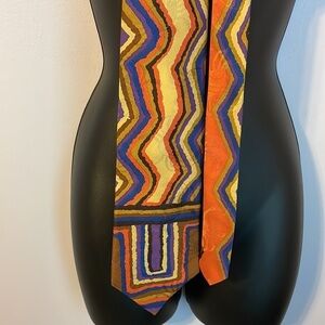 Desert Designs Southwestern Crab Jimmy Pike Silk Tie The Dreamtime Stories